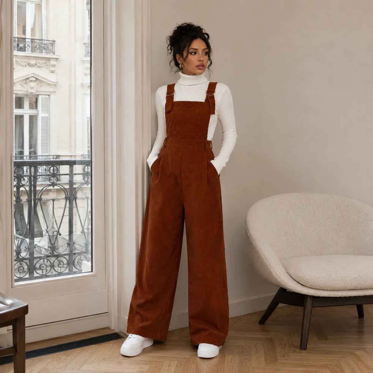 La fluidité moderne du polyester