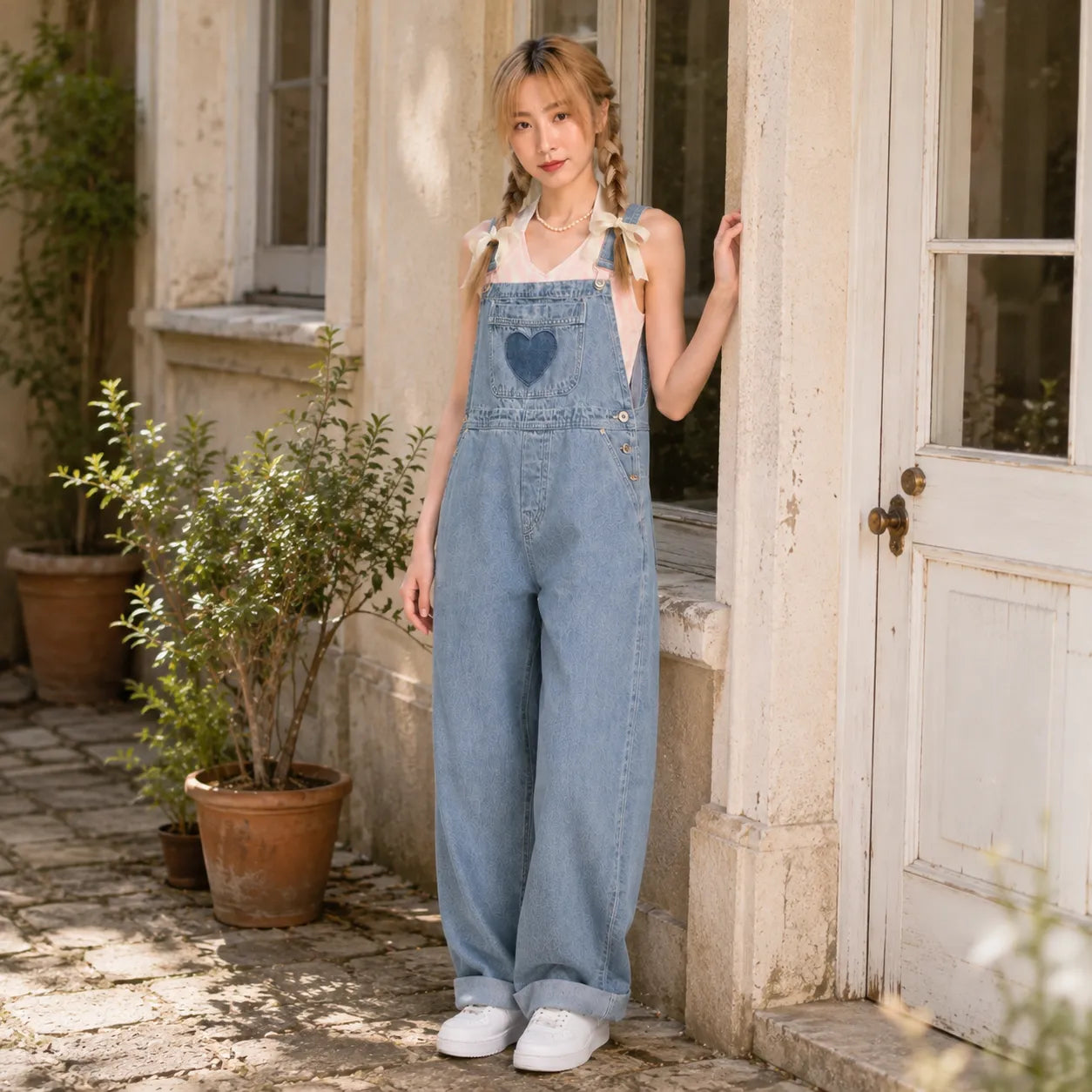 Le volume du denim dans un esprit coréen
