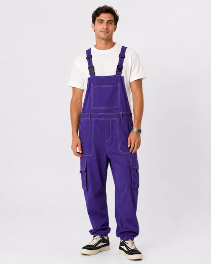 Salopette Cargo Violette Utilitaire
