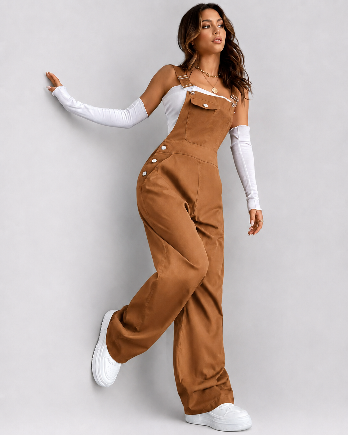 Salopette Cargo Ample Rétro