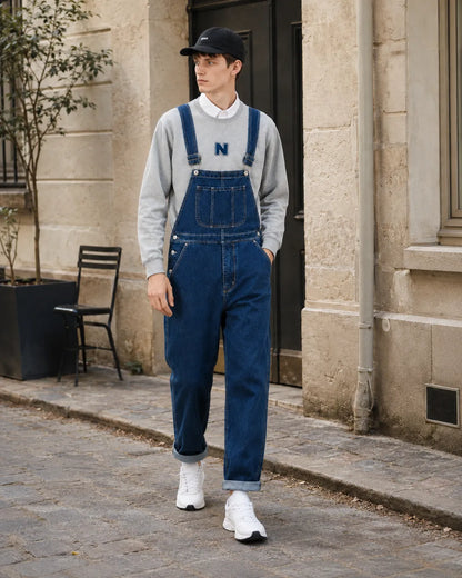 Salopette Denim Large Homme