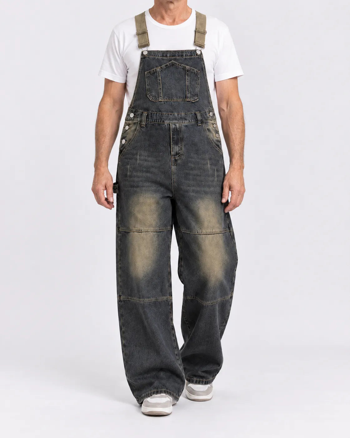 Salopette Denim Multipoches Vintage Homme