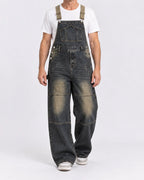 Salopette Denim Multipoches Vintage Homme
