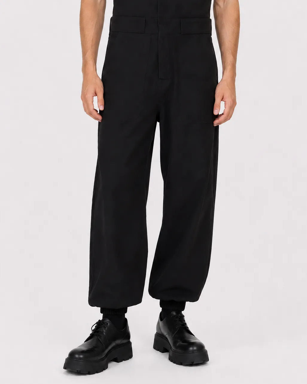 Salopette Streetwear Elastique Noir