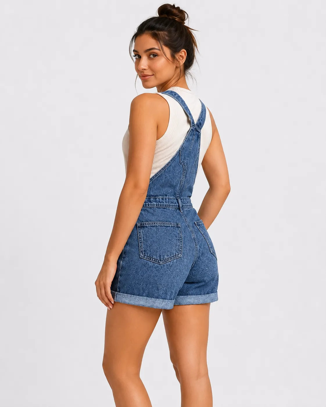 Salopette Femme Courte Dos Nu