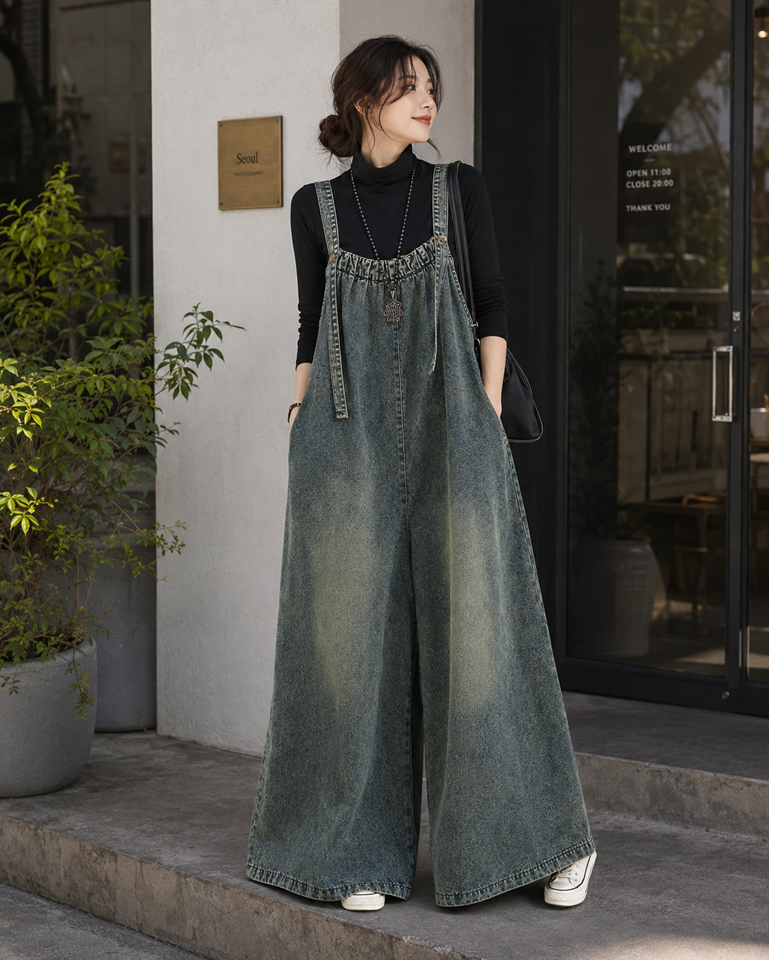 Salopette Jean Large Casual