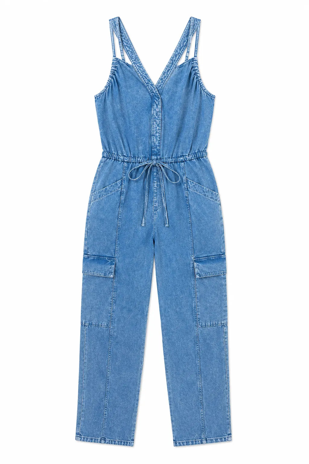 Salopette en Toile Casual Unie