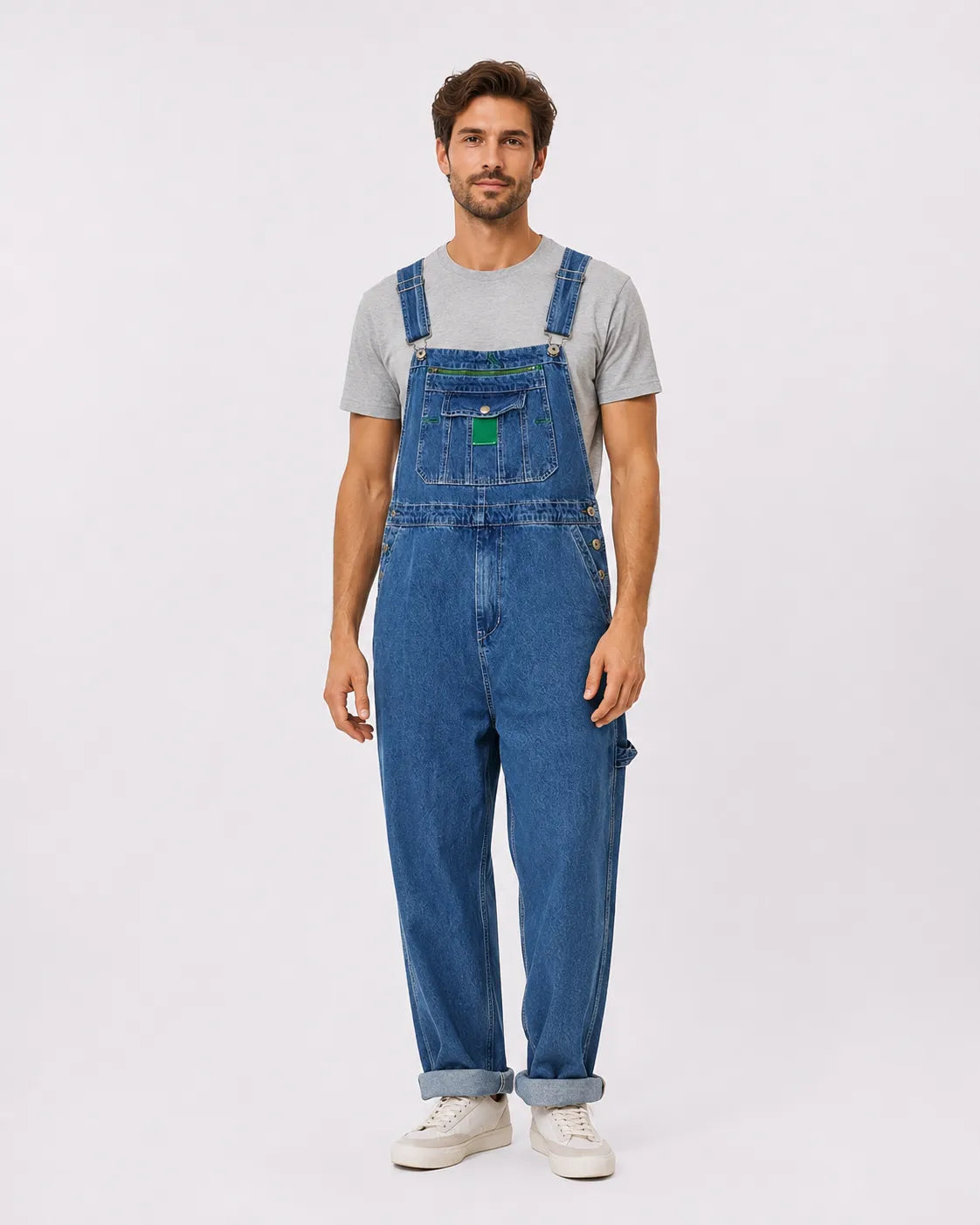 Salopette Jean Coupe Droite Homme
