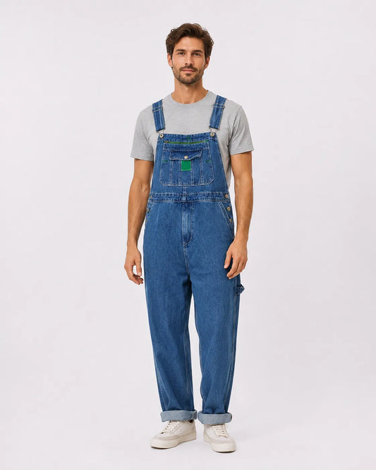 Salopette Jean Coupe Droite Homme