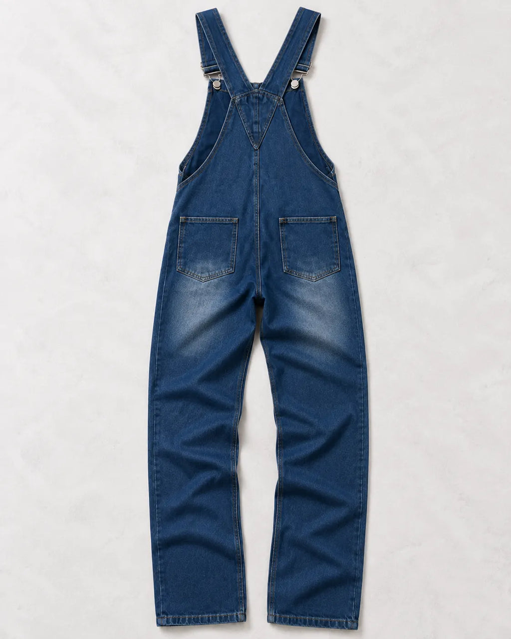 Salopette en jean droite esprit rétro