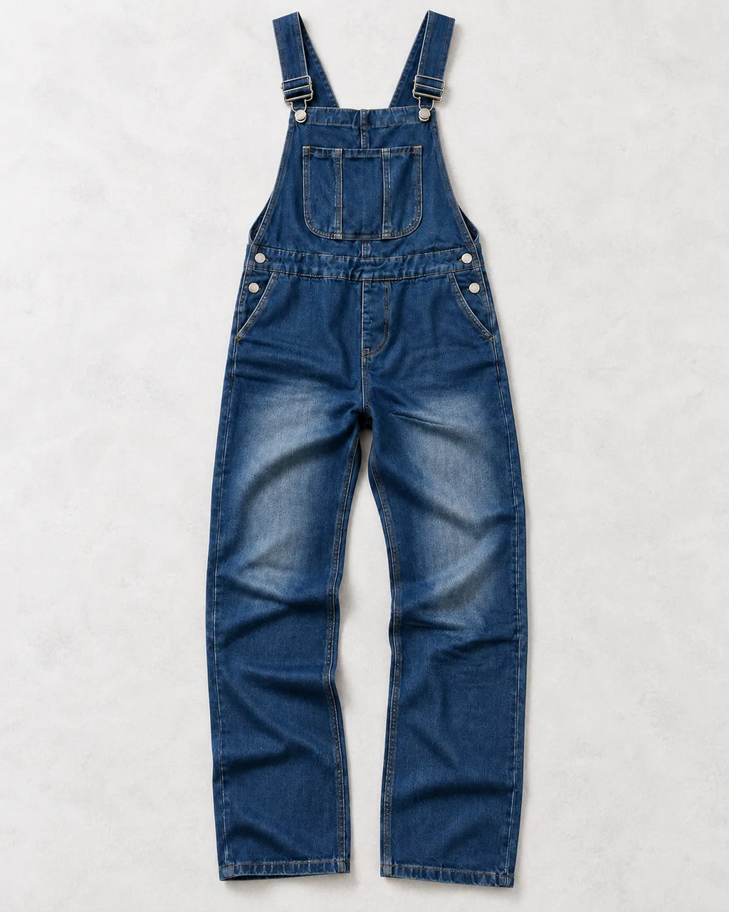 Salopette en jean droite esprit rétro