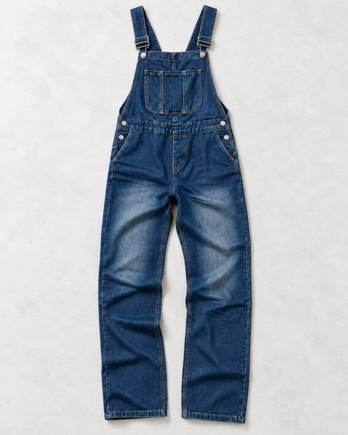 Salopette en jean droite esprit rétro