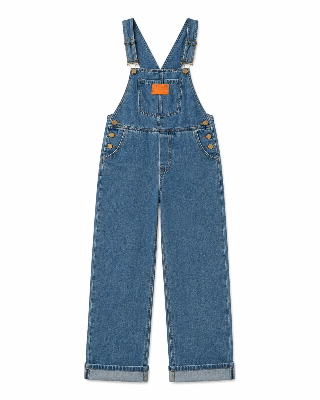 Salopette Denim Bleu Large Vintage