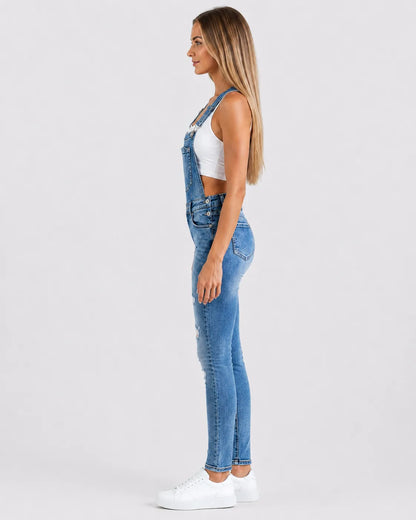 Salopette Jean Moderne Déchirée