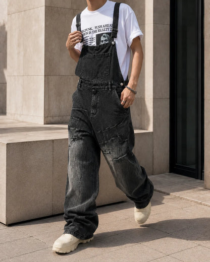 Salopette Denim Oversize Homme