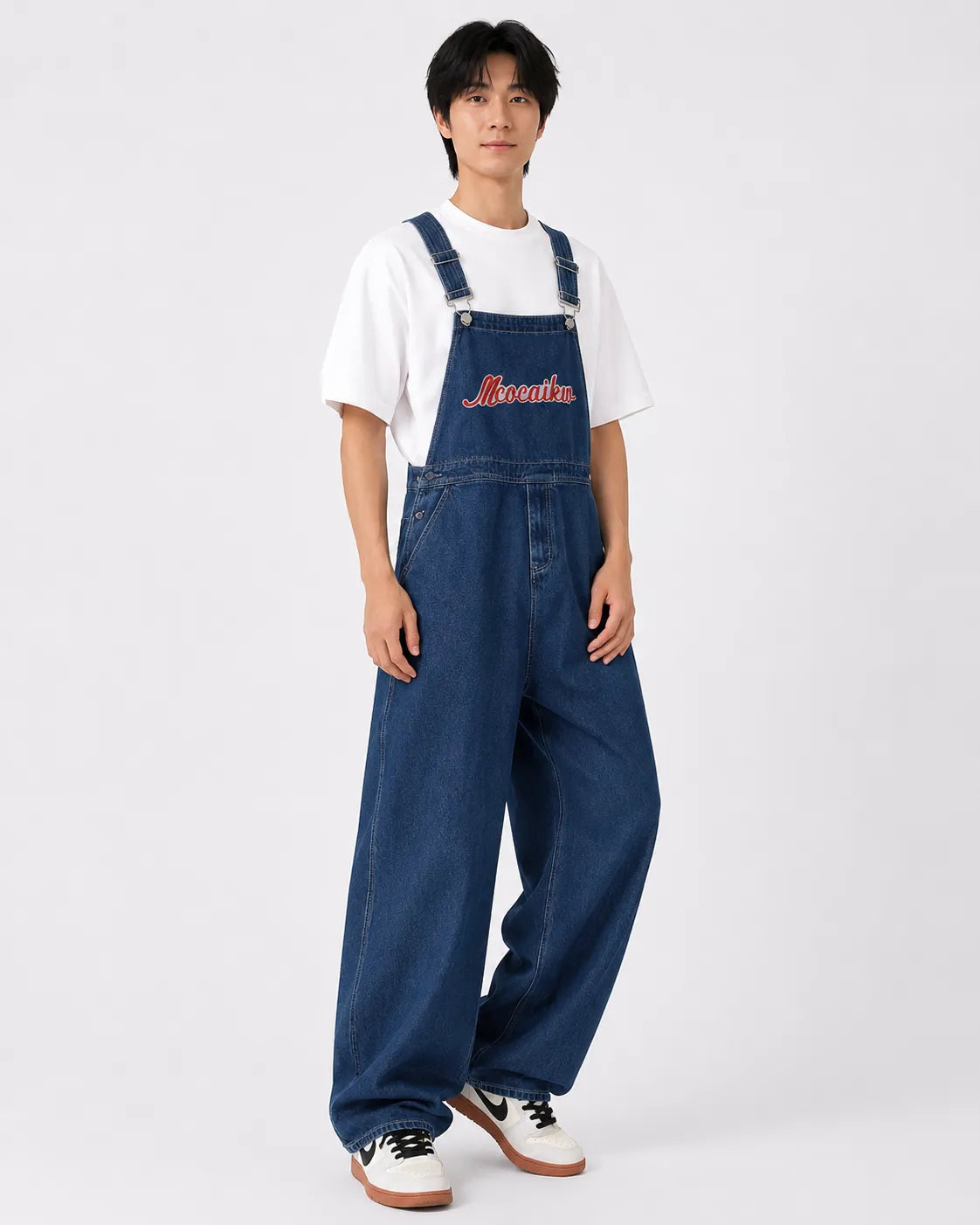 Salopette Homme en Jean Rétro Américain