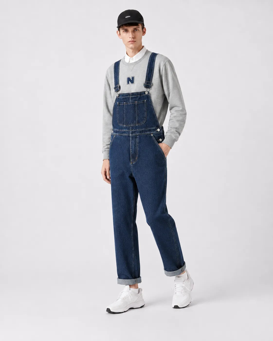 Salopette Denim Large Homme
