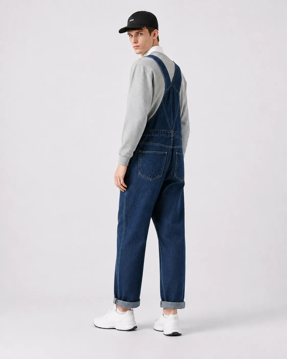 Salopette Denim Large Homme