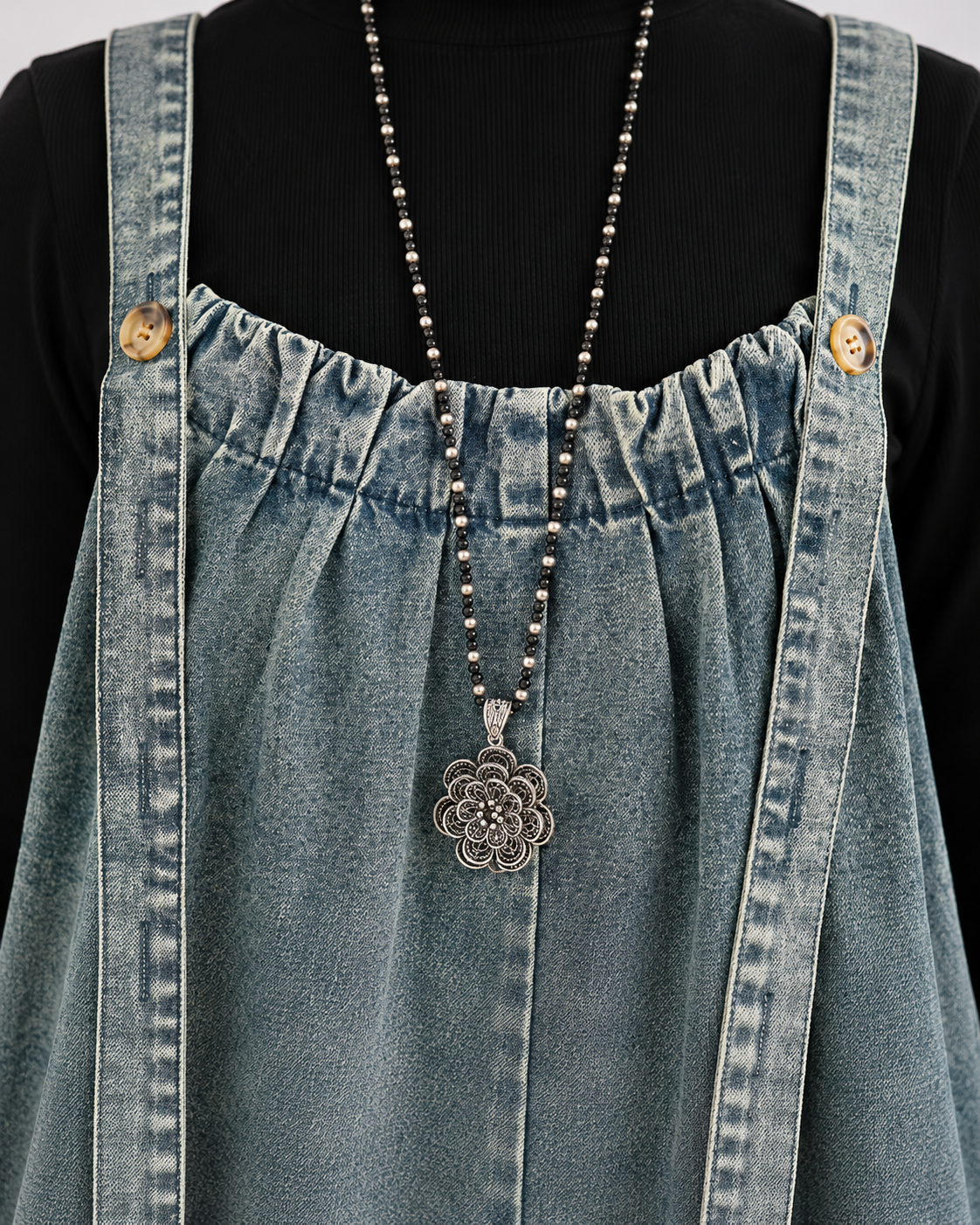 Salopette Jean Large Casual
