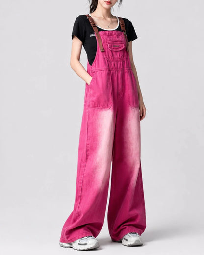 Salopette Jean Patchwork Y2K