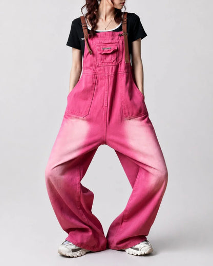 Salopette Jean Patchwork Y2K