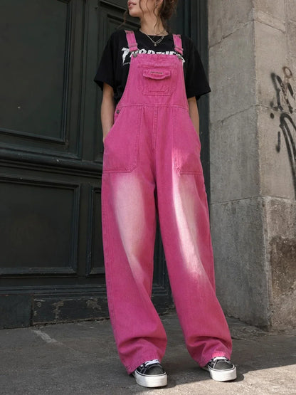 Salopette Jean Patchwork Y2K