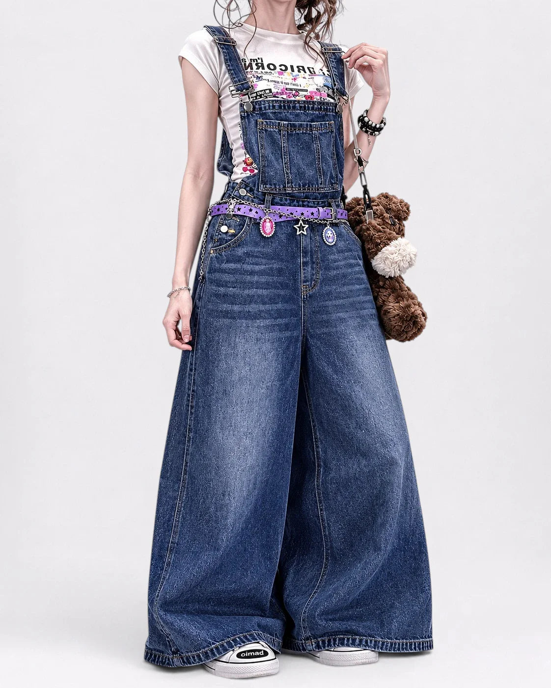 Salopette Denim Coupe Loose