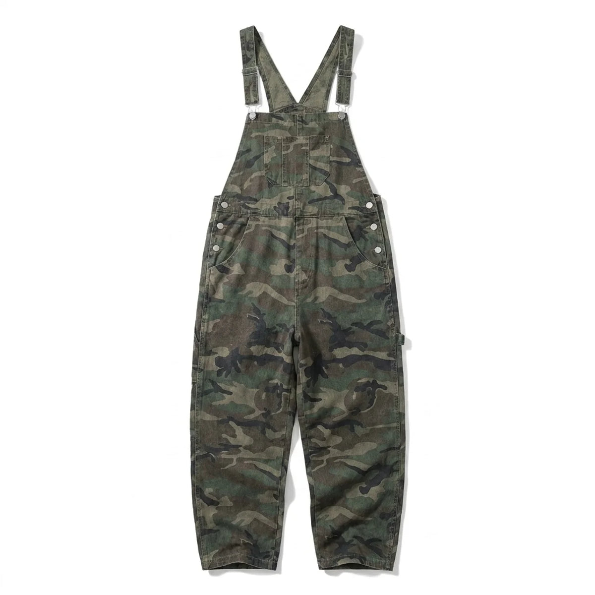 Salopette en Coton Camouflage Utilitaire
