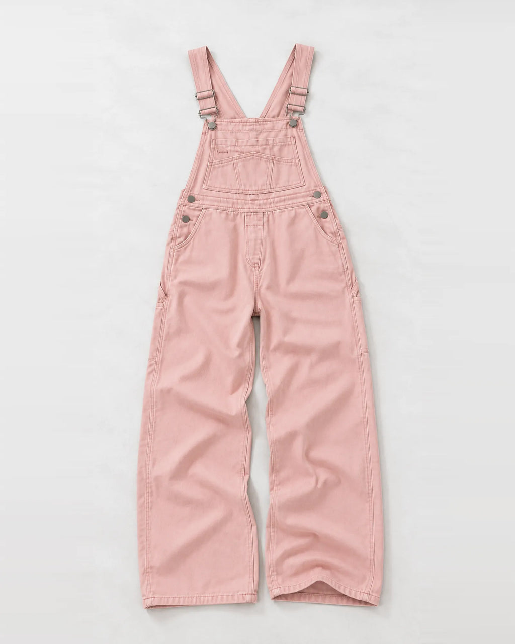 Salopette rose poudré à jambes droites
